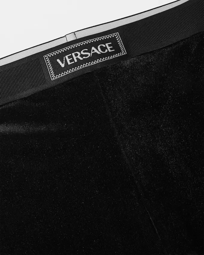 90s Vintage Logo Velvet Leggings 90s Vintage Logo Velvet Leggings