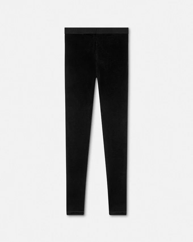 90s Vintage Logo Velvet Leggings 90s Vintage Logo Velvet Leggings