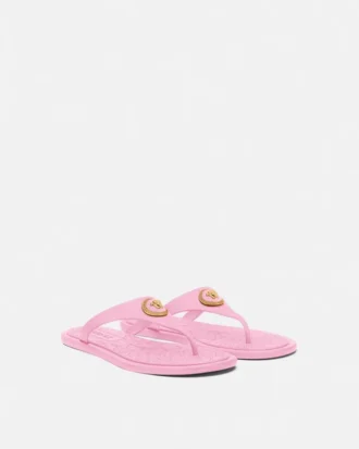 Alia Rubber Flat Sandals