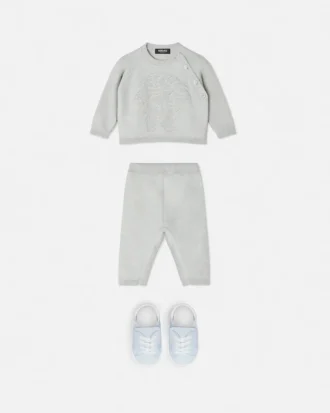Baby Cotton-Cashmere Knit Sweater Set