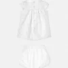 Baby Devoré Cotton-Poplin Dress Set Baby Devoré Cotton-Poplin Dress Set