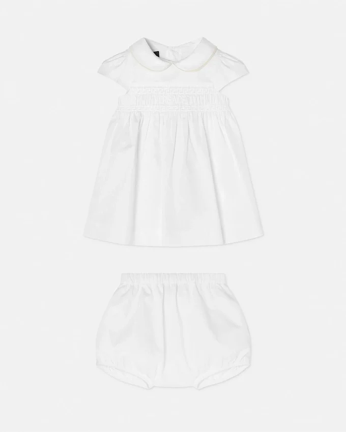 Baby Embroidered Cotton-Poplin Dress Set Baby Embroidered Cotton-Poplin Dress Set