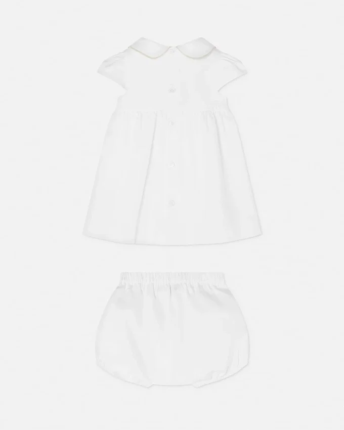 Baby Embroidered Cotton-Poplin Dress Set Baby Embroidered Cotton-Poplin Dress Set