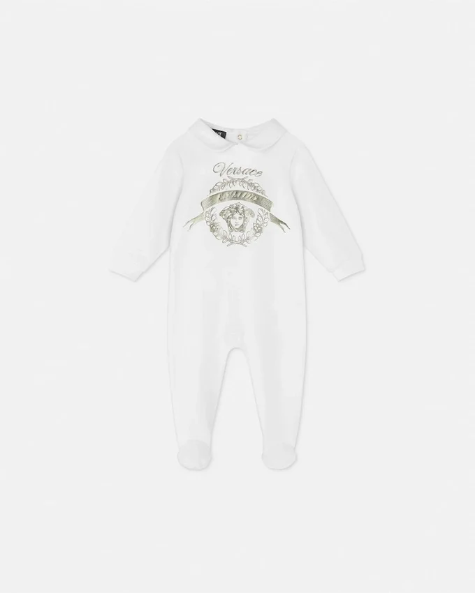 Baby Printed Cotton-Jersey Sleepsuit Baby Printed Cotton-Jersey Sleepsuit