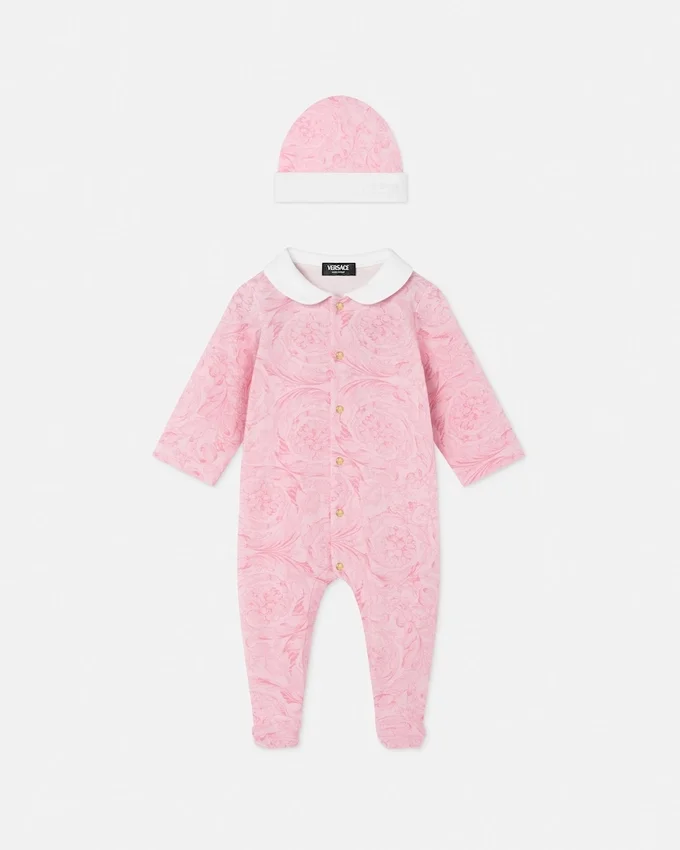 Baby Printed Cotton-Jersey Sleepsuit Baby Printed Cotton-Jersey Sleepsuit
