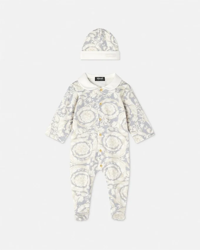 Baby Printed Cotton-Jersey Sleepsuit Baby Printed Cotton-Jersey Sleepsuit