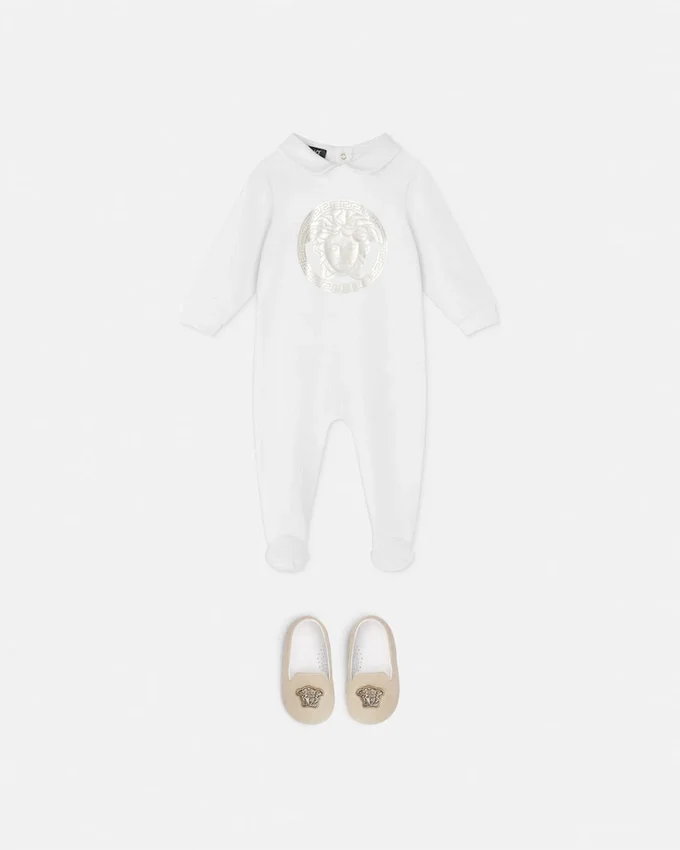 Baby Printed Cotton-Jersey Sleepsuit Baby Printed Cotton-Jersey Sleepsuit