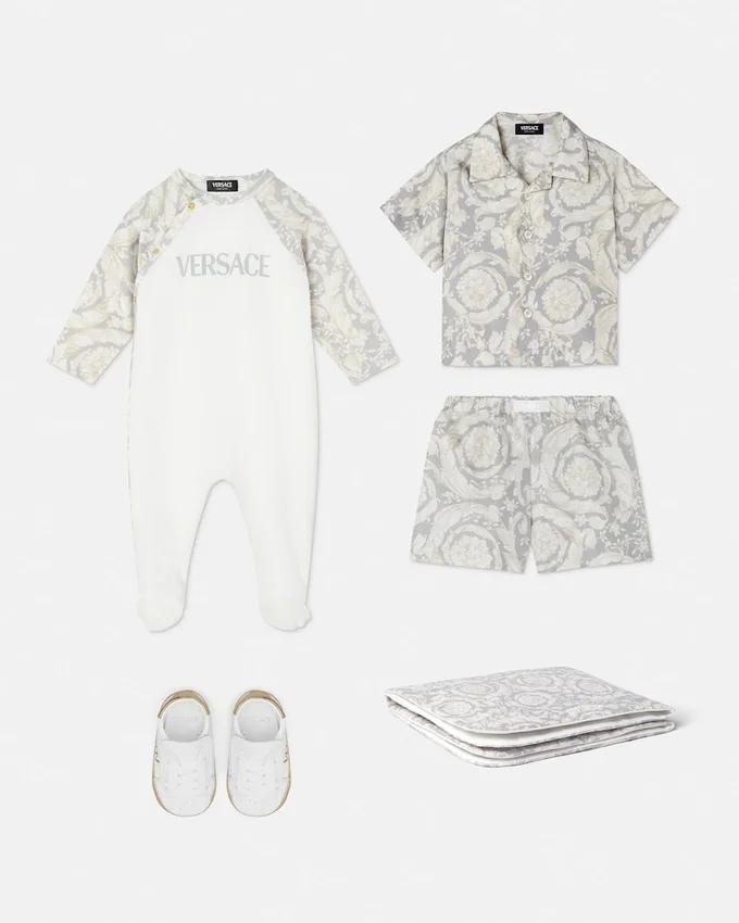 Baby Printed Cotton-Jersey Sleepsuit Baby Printed Cotton-Jersey Sleepsuit