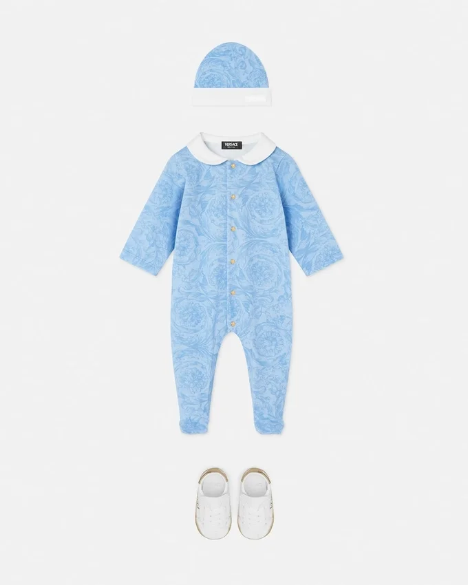 Baby Printed Cotton-Jersey Sleepsuit Baby Printed Cotton-Jersey Sleepsuit