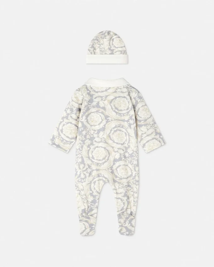 Baby Printed Cotton-Jersey Sleepsuit Baby Printed Cotton-Jersey Sleepsuit