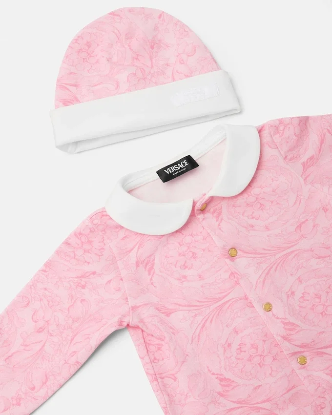 Baby Printed Cotton-Jersey Sleepsuit Baby Printed Cotton-Jersey Sleepsuit