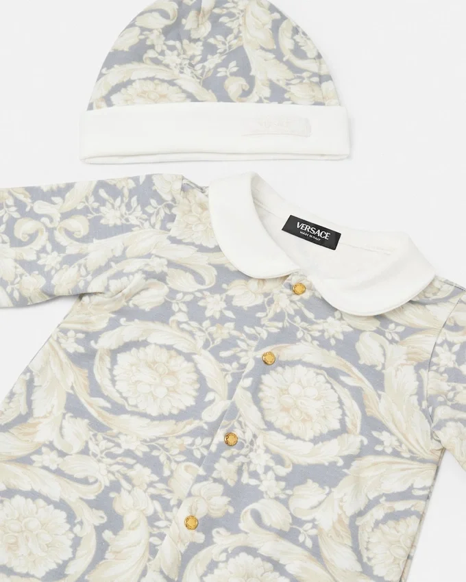 Baby Printed Cotton-Jersey Sleepsuit Baby Printed Cotton-Jersey Sleepsuit