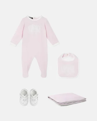 Baby Printed Cotton-Jersey Sleepsuit Set