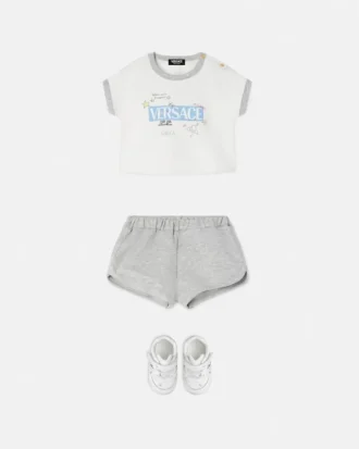 Baby Printed Cotton-Jersey T-Shirt Set