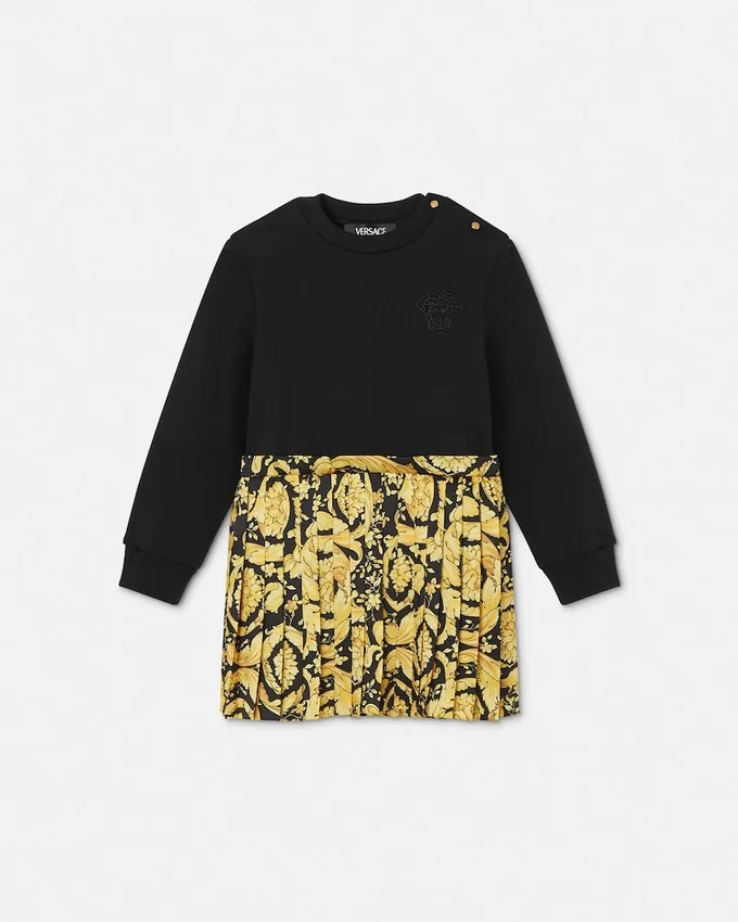 Baby Printed Cotton-Jersey Twill Sweatshirt Dress Baby Printed Cotton-Jersey Twill Sweatshirt Dress
