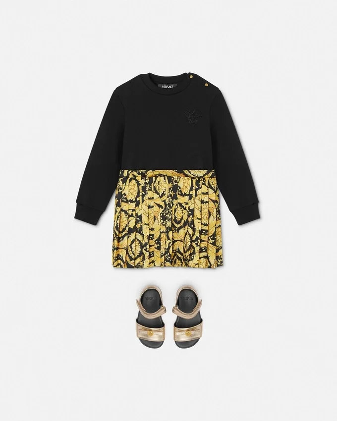 Baby Printed Cotton-Jersey Twill Sweatshirt Dress Baby Printed Cotton-Jersey Twill Sweatshirt Dress
