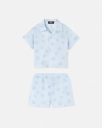 Baby Printed Cotton-Poplin Shirt Set
