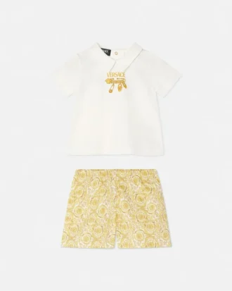 Baby Printed Cotton T-Shirt Dress