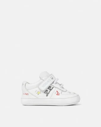 Baby Printed Leather Sneakers