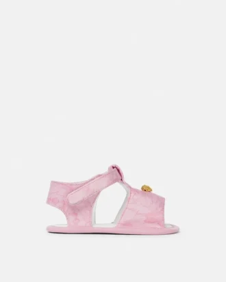 Baby Printed Satin Sandals