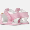 Baby Printed Satin Sandals