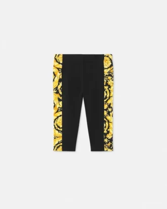 Baby Printed Stretch Cotton-Jersey Leggings