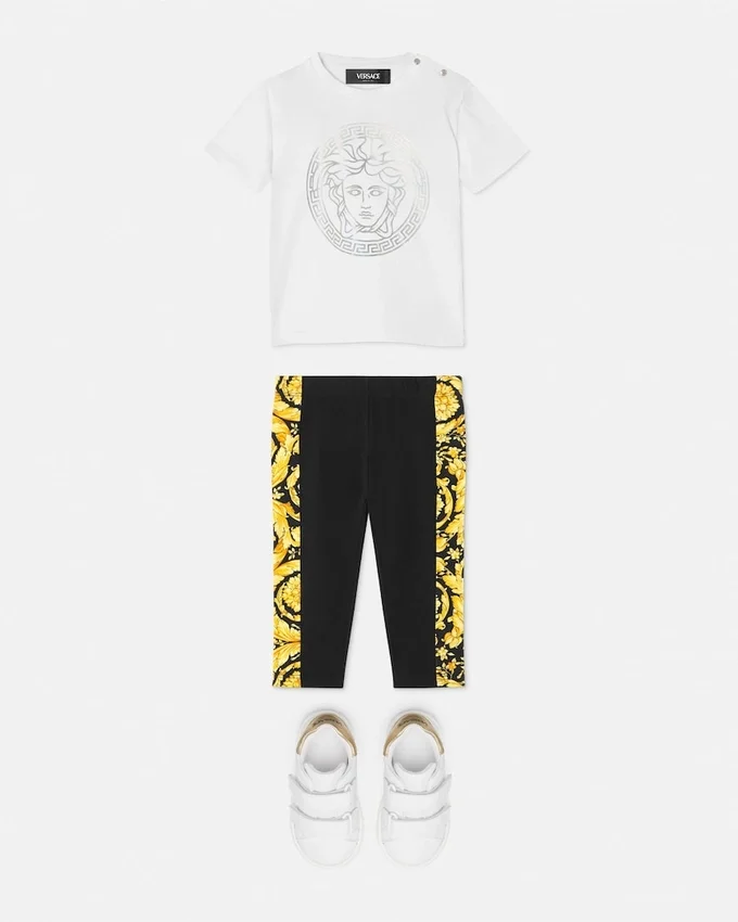 Baby Printed Stretch Cotton-Jersey Leggings Baby Printed Stretch Cotton-Jersey Leggings