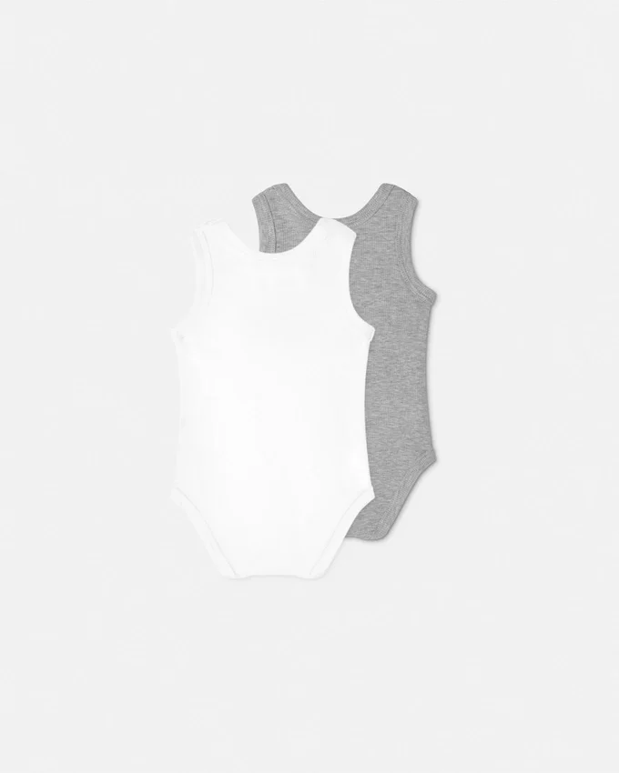 Baby Ribbed Cotton Bodysuit 2-Pack Baby Ribbed Cotton Bodysuit 2-Pack