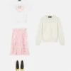 Barocco Foulard Pleated Kids Midi Skirt Barocco Foulard Pleated Kids Midi Skirt
