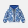 Barocco Foulard Reversible Kids Puffer Jacket Barocco Foulard Reversible Kids Puffer Jacket