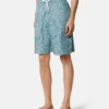 Barocco Jacquard Chambray Denim Shorts