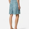 Barocco Jacquard Chambray Denim Shorts
