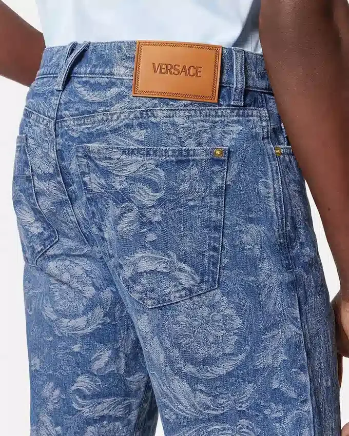 Barocco Jacquard Regular-Fit Jeans Barocco Jacquard Regular-Fit Jeans