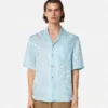 Barocco Jacquard Silk-Blend Shirt Barocco Jacquard Silk-Blend Shirt