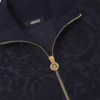Barocco Jacquard Towel Zip Sweatshirt