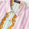 Barocco Pinstripe Silk Kids Shirt Barocco Pinstripe Silk Kids Shirt