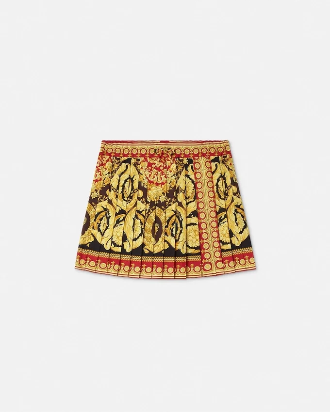 Barocco Pleated Mini Skirt Barocco Pleated Mini Skirt