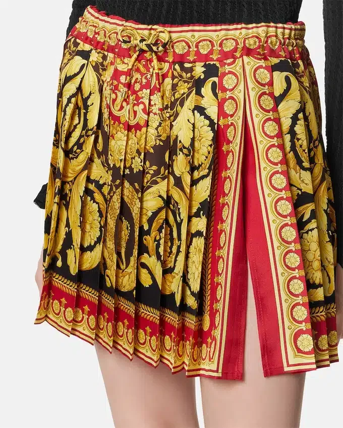 Barocco Pleated Mini Skirt Barocco Pleated Mini Skirt