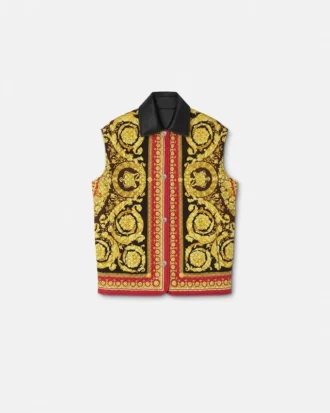 Barocco Silk Reversible Quilted Vest