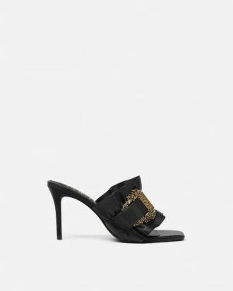Baroque Buckle Emily Mules