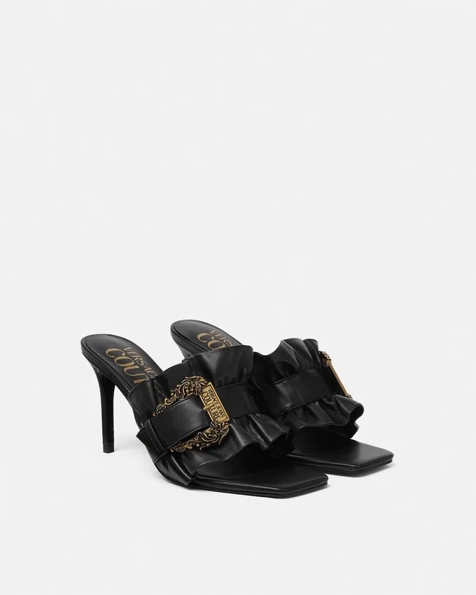 Baroque Buckle Emily Mules Baroque Buckle Emily Mules
