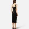 Baroque Buckle Midi Denim Dress Baroque Buckle Midi Denim Dress