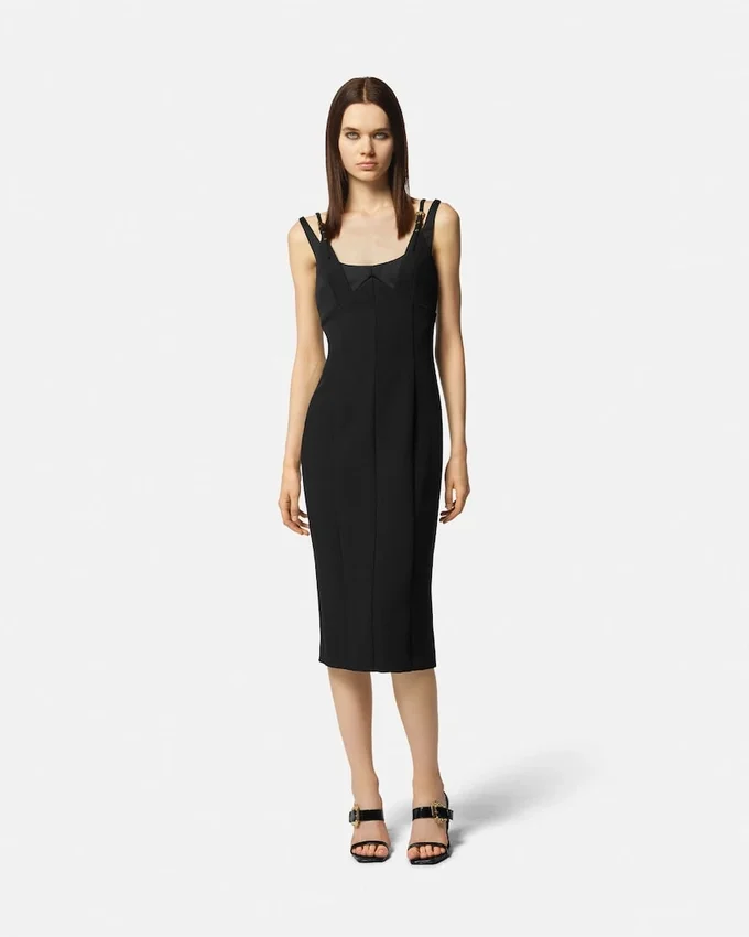 Baroque Buckle Midi Dress Baroque Buckle Midi Dress