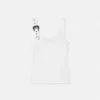 Baroque Buckle Ribbed Tank Top Baroque Buckle Ribbed Tank Top