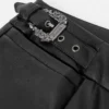 Baroque Buckle Wide-Leg Pants