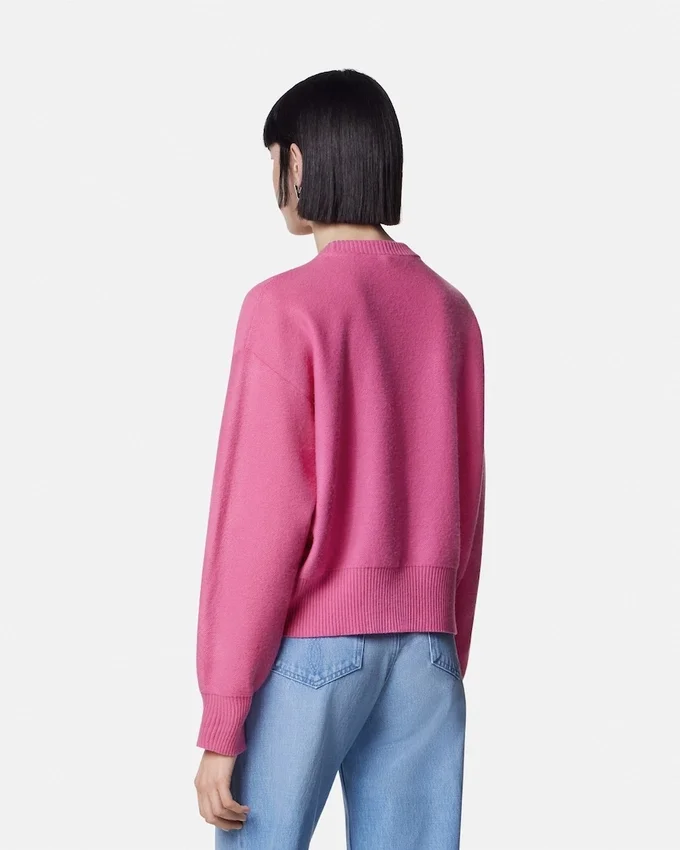 Cashmere-Blend Medusa Knit Sweater Cashmere-Blend Medusa Knit Sweater