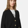 Cashmere-Wool Knit Boxy Cardigan Cashmere-Wool Knit Boxy Cardigan