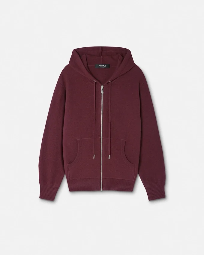 Cashmere-Wool Knit Zip Hoodie Cashmere-Wool Knit Zip Hoodie