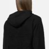 Cashmere-Wool Knit Zip Hoodie