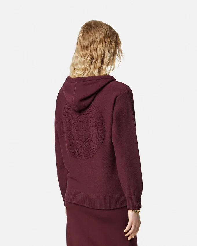Cashmere-Wool Knit Zip Hoodie Cashmere-Wool Knit Zip Hoodie